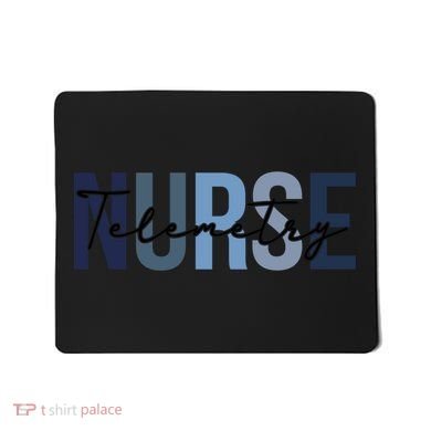 Retro Telemetry Nurse Print For Nursing Student Mousepad