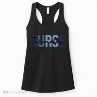 Retro Telemetry Nurse Print For Nursing Student Women's Tank Top thumb 0