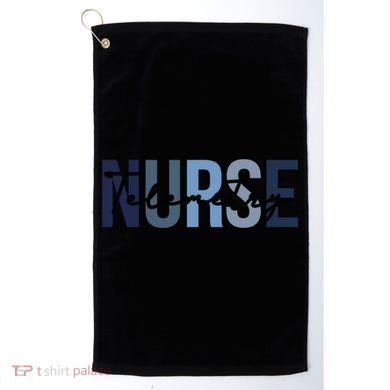 Retro Telemetry Nurse Print For Nursing Student Golf Towel