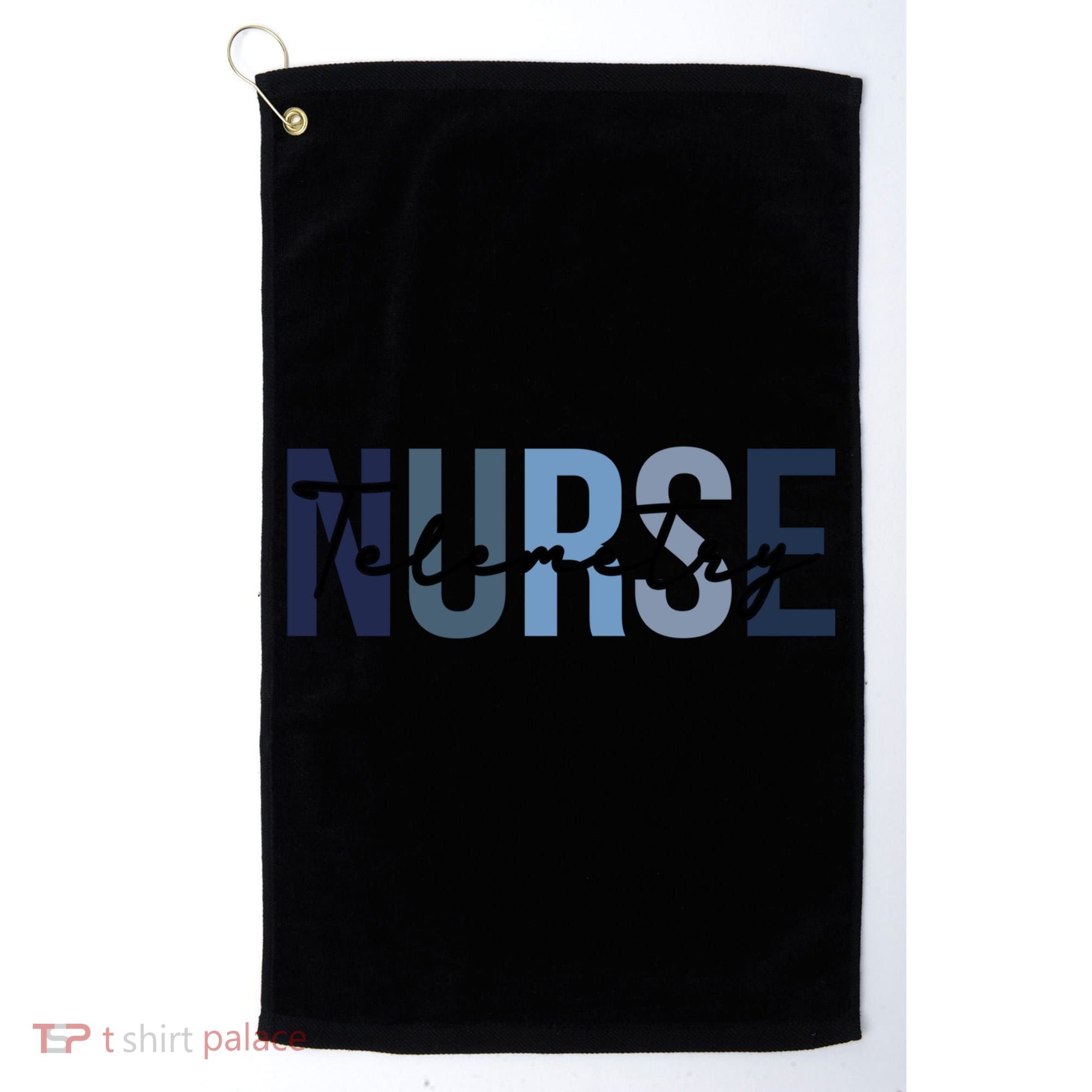 Retro Telemetry Nurse Print For Nursing Student Golf Towel