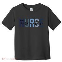 Retro Telemetry Nurse Print For Nursing Student Toddler T-Shirt thumb 0