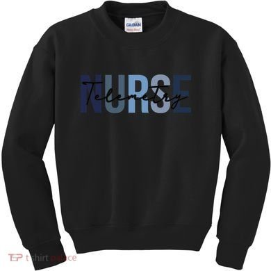 Retro Telemetry Nurse Print For Nursing Student Kids Sweatshirt