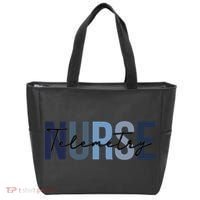 Retro Telemetry Nurse Print For Nursing Student Tote Bag thumb 0