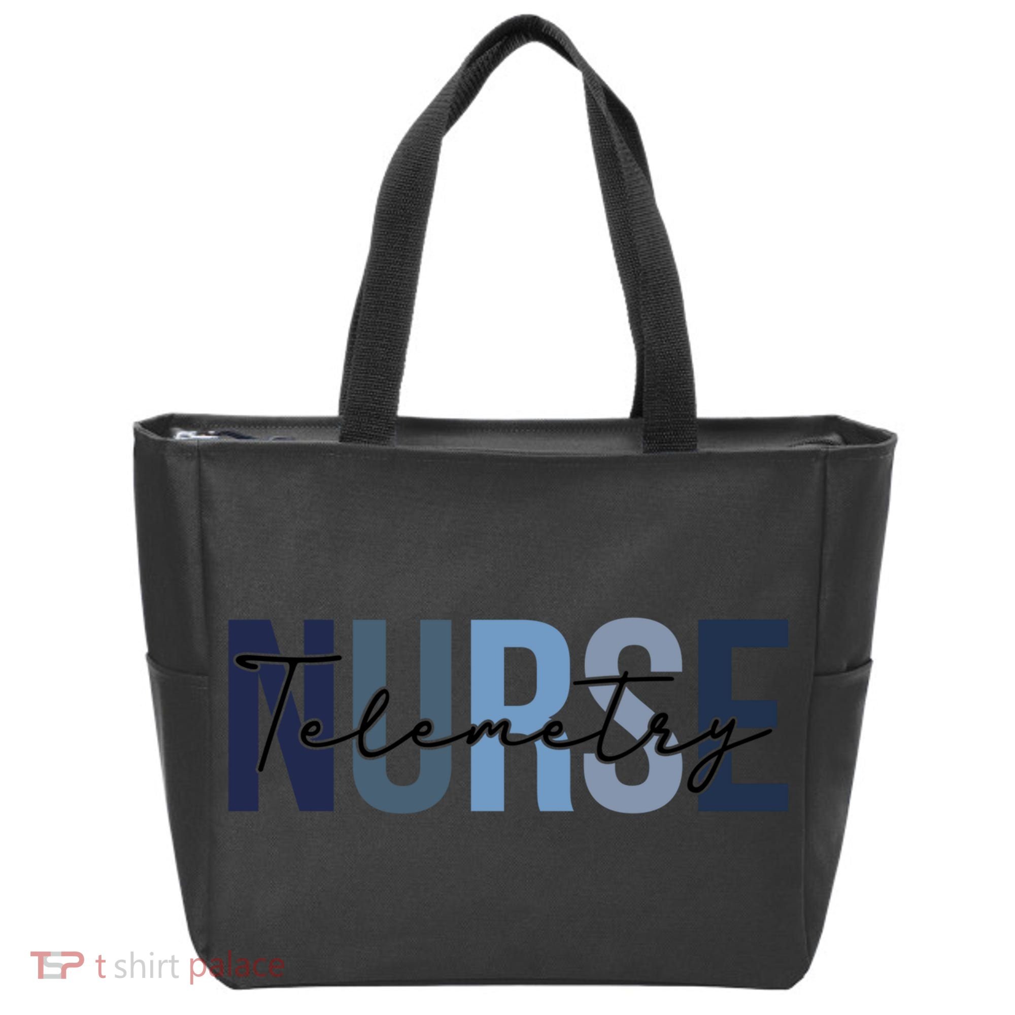 Retro Telemetry Nurse Print For Nursing Student Tote Bag