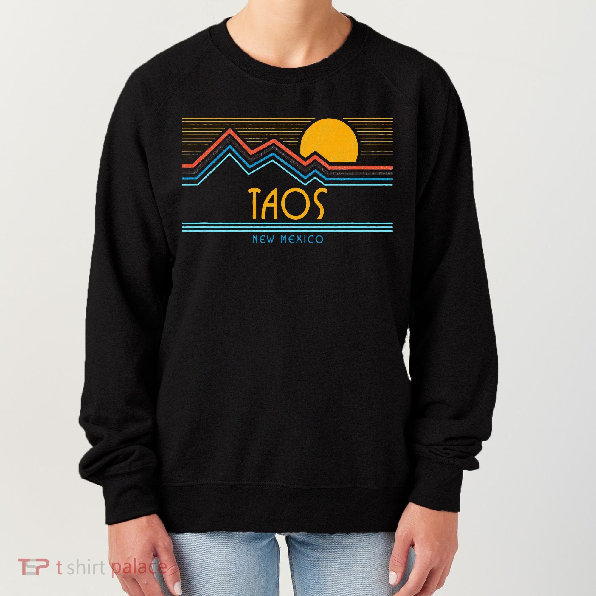 Retro Taos New Mexico Women's Sweatshirt