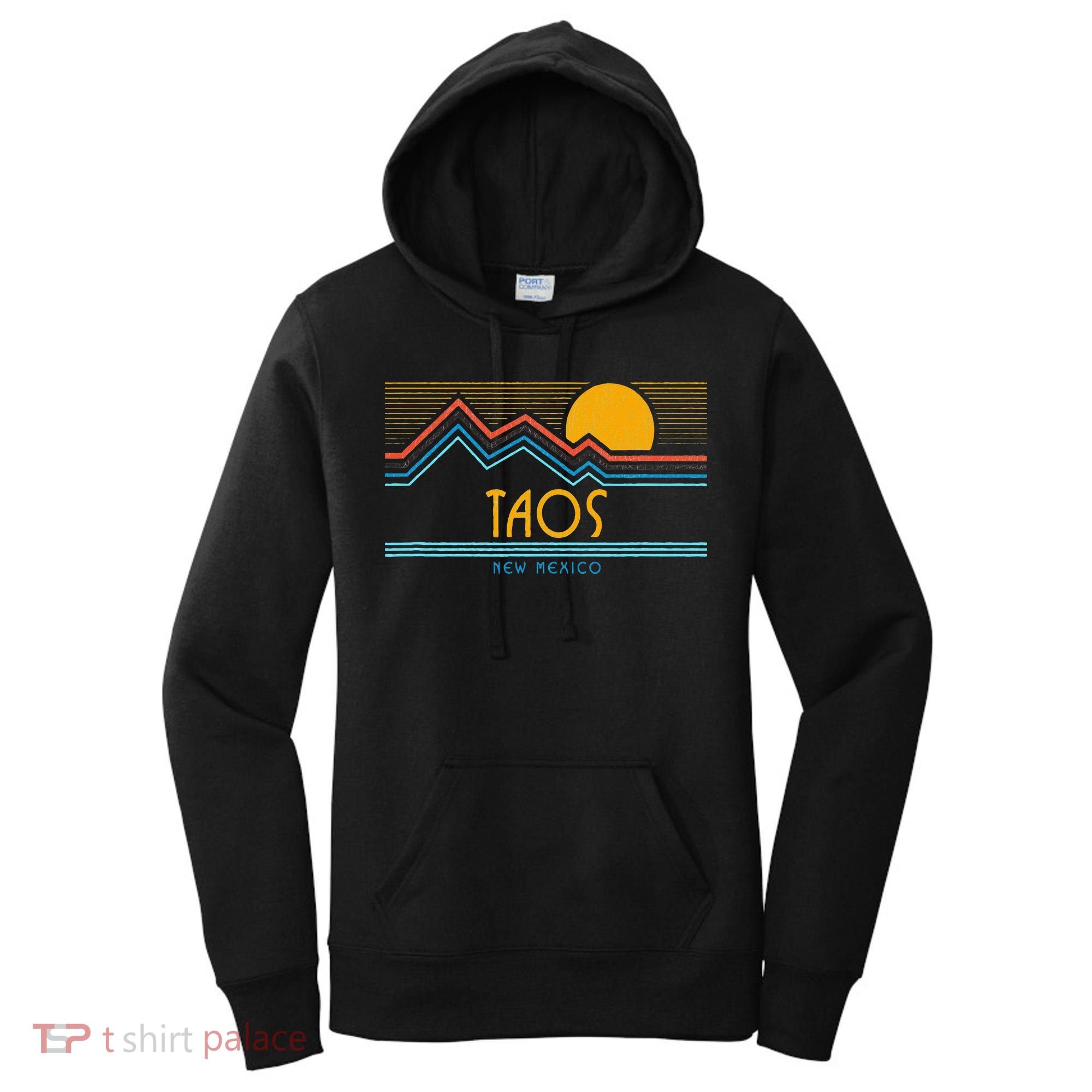 Retro Taos New Mexico Women's Hoodie