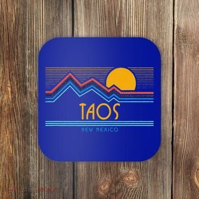 Retro Taos New Mexico Coaster