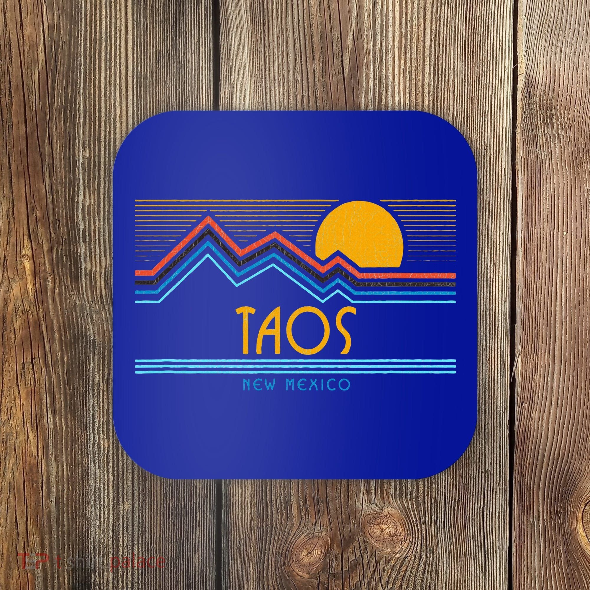 Retro Taos New Mexico Coaster