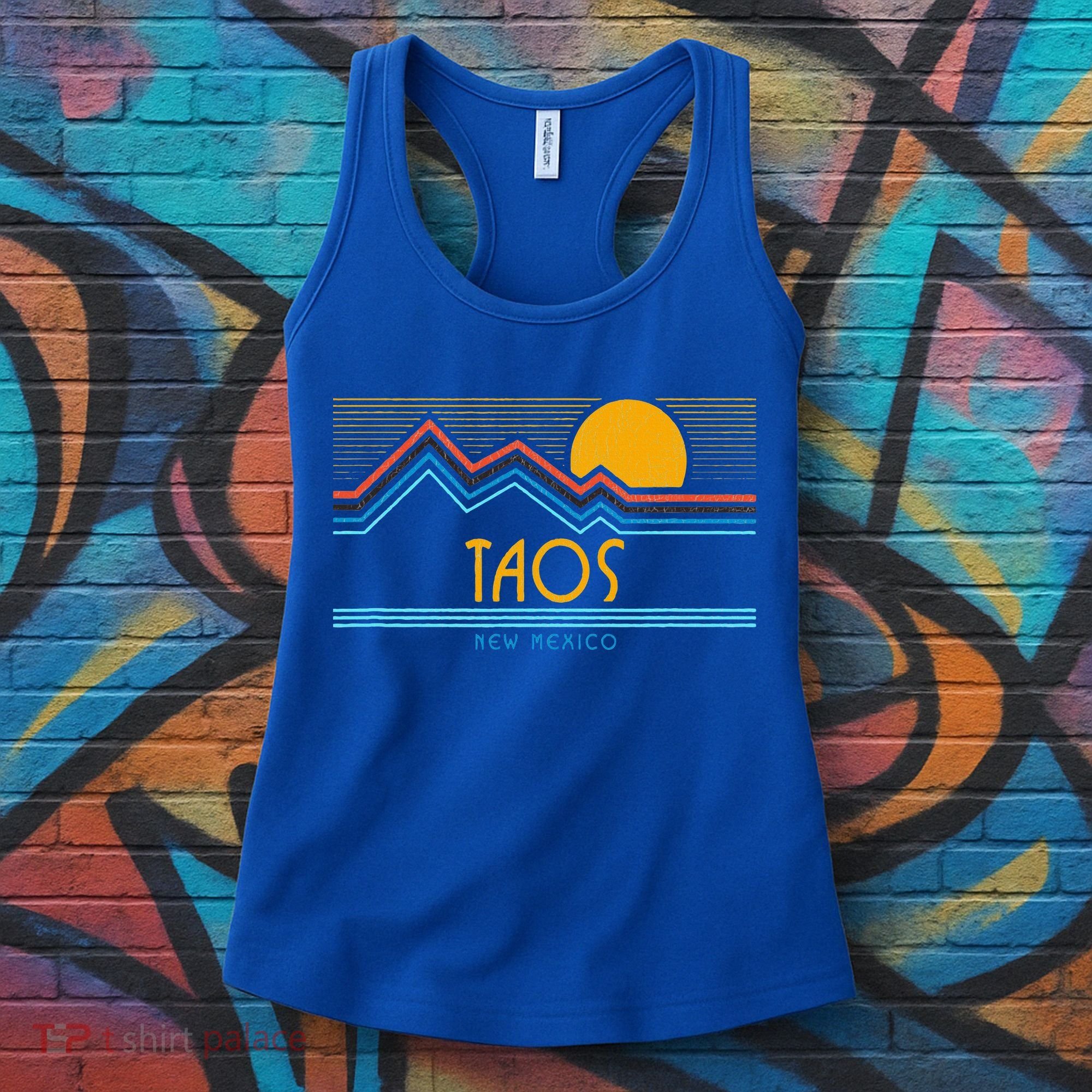 Retro Taos New Mexico Women's Tank Top