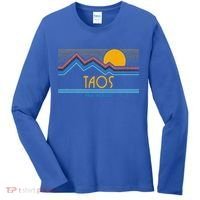 Retro Taos New Mexico Women's Long Sleeve Shirt thumb 0