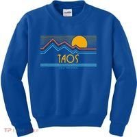 Retro Taos New Mexico Kids Sweatshirt thumb 0