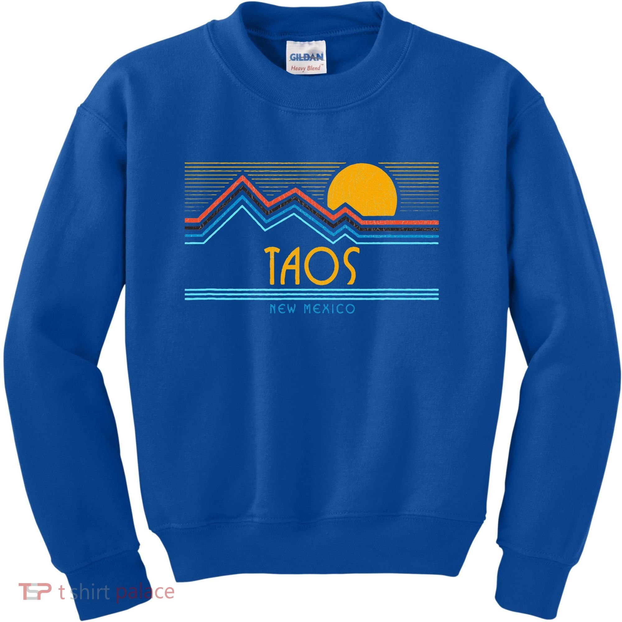 Retro Taos New Mexico Kids Sweatshirt
