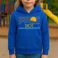 Retro Taos New Mexico Kids Hoodie thumb 3