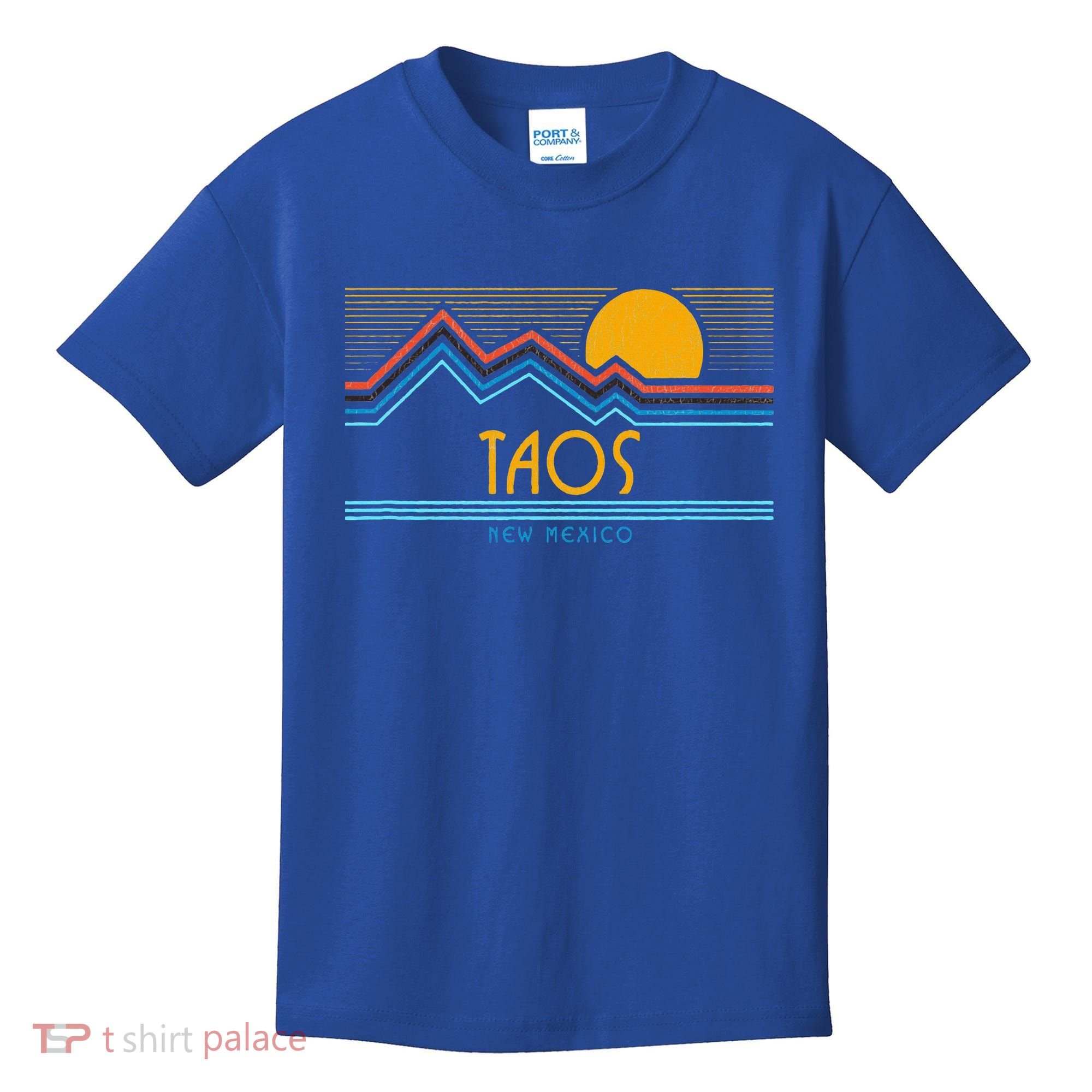 Retro Taos New Mexico Kids T-Shirt