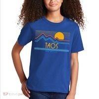 Retro Taos New Mexico Kids T-Shirt thumb 2
