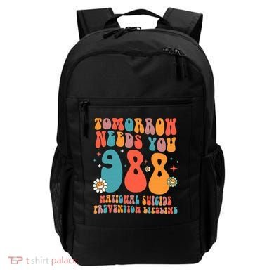 Retro Tomorrow Needs You 988 Suicide Prevention Awareness Backpack