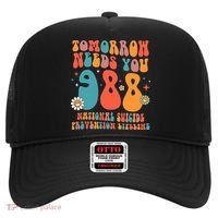Retro Tomorrow Needs You 988 Suicide Prevention Awareness Hat thumb 0
