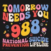 Retro Tomorrow Needs You 988 Suicide Prevention Awareness Women's Tank Top thumb 5