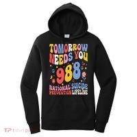 Retro Tomorrow Needs You 988 Suicide Prevention Awareness Women's Hoodie thumb 0
