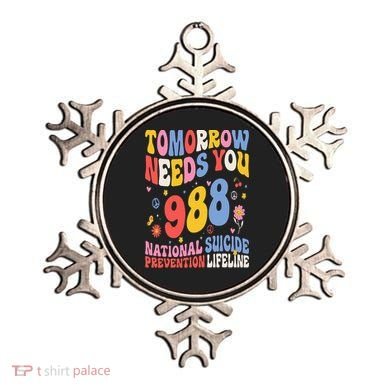 Retro Tomorrow Needs You 988 Suicide Prevention Awareness Ornament