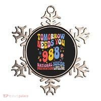 Retro Tomorrow Needs You 988 Suicide Prevention Awareness Ornament thumb 0