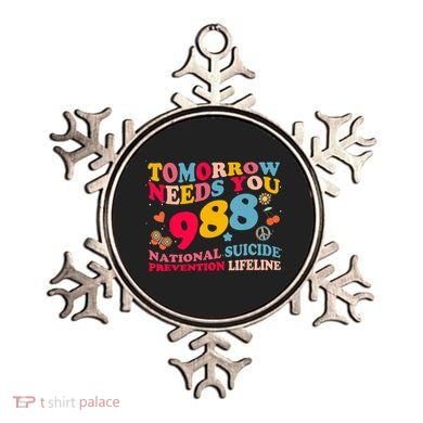 Retro Tomorrow Needs You 988 Suicide Prevention Ornament