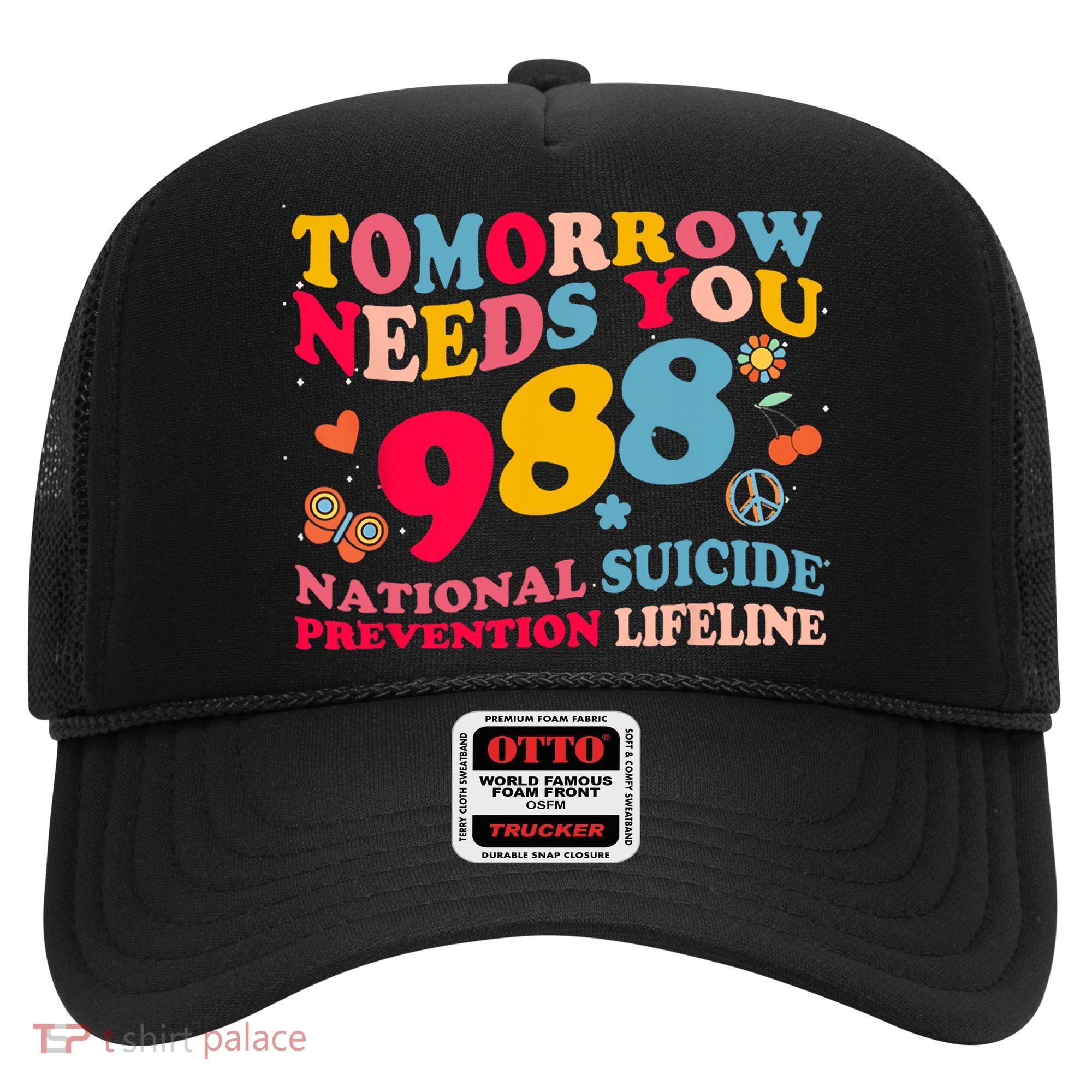 Retro Tomorrow Needs You 988 Suicide Prevention Hat