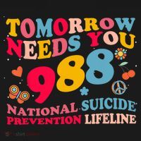 Retro Tomorrow Needs You 988 Suicide Prevention Tote Bag thumb 4