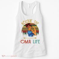 Rockin The Oma Life Grandparents Day For Oma Women's Tank Top thumb 0