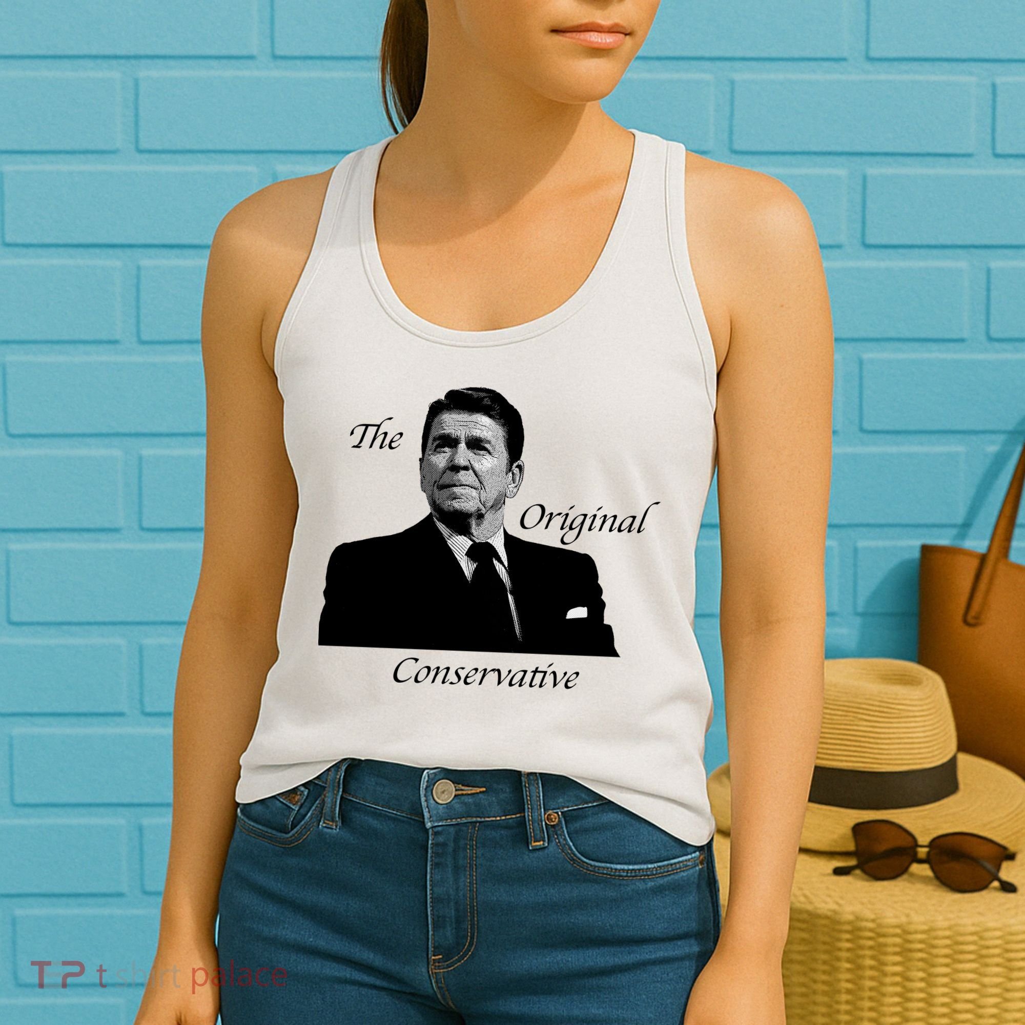 Reagan: The Original Conservative Women's Tank Top
