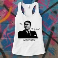 Reagan: The Original Conservative Women's Tank Top thumb 3