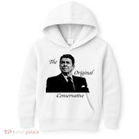 Reagan: The Original Conservative Kids Hoodie thumb 0