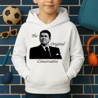 Reagan: The Original Conservative Kids Hoodie thumb 2