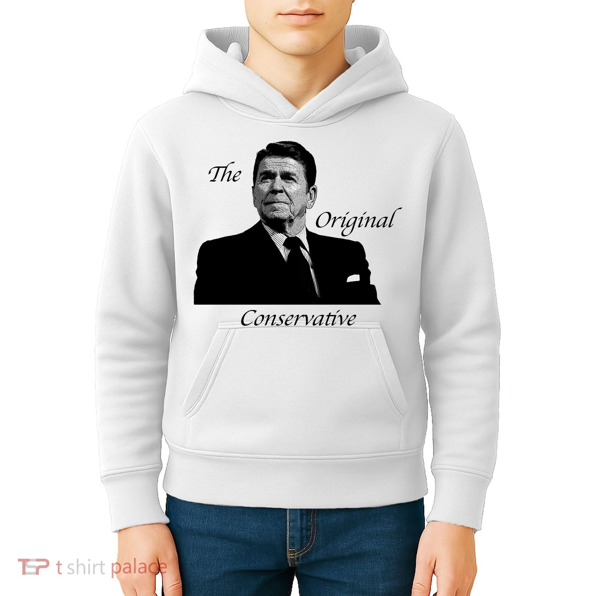 Reagan: The Original Conservative Kids Hoodie