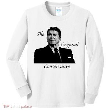 Reagan: The Original Conservative Kids Long Sleeve Shirt