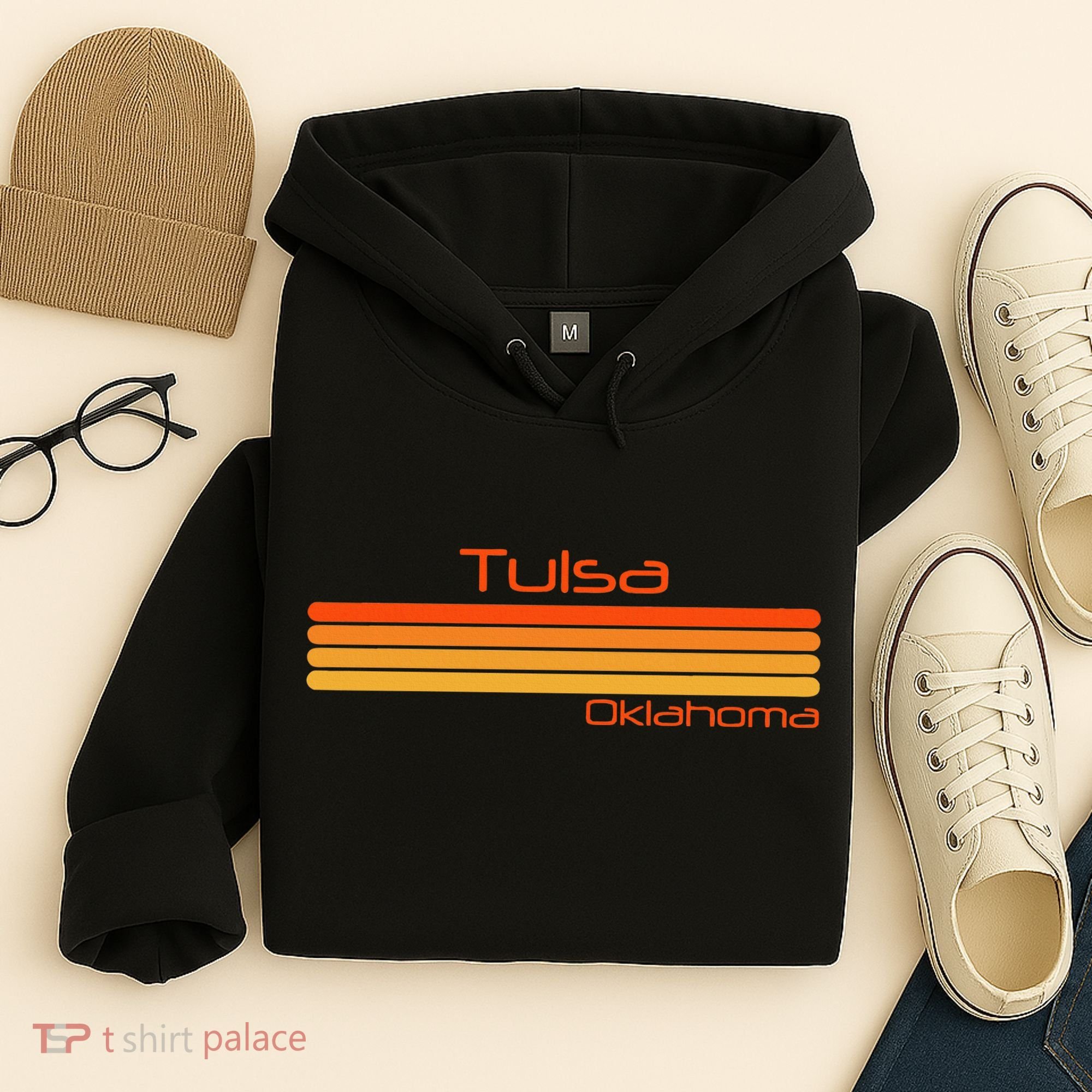 Retro Tulsa Oklahoma Hoodie