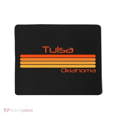 Retro Tulsa Oklahoma Mousepad