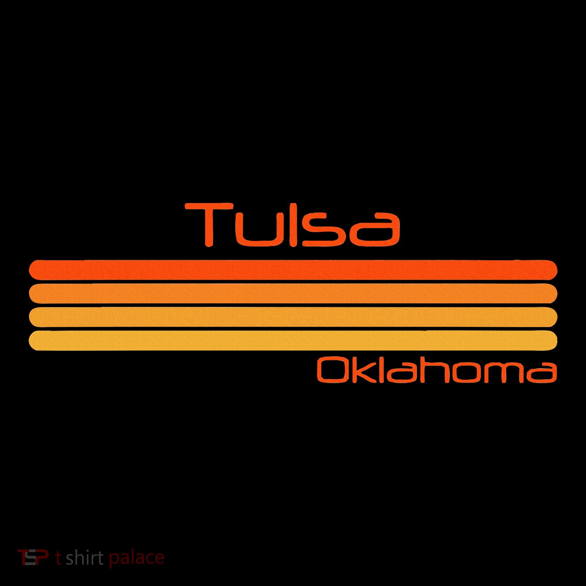 Retro Tulsa Oklahoma Ornament