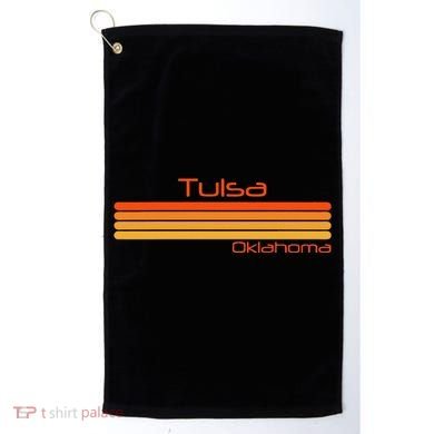 Retro Tulsa Oklahoma Golf Towel