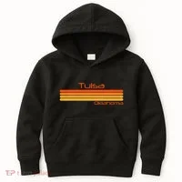 Retro Tulsa Oklahoma Kids Hoodie thumb 0