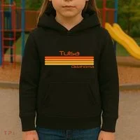 Retro Tulsa Oklahoma Kids Hoodie thumb 3