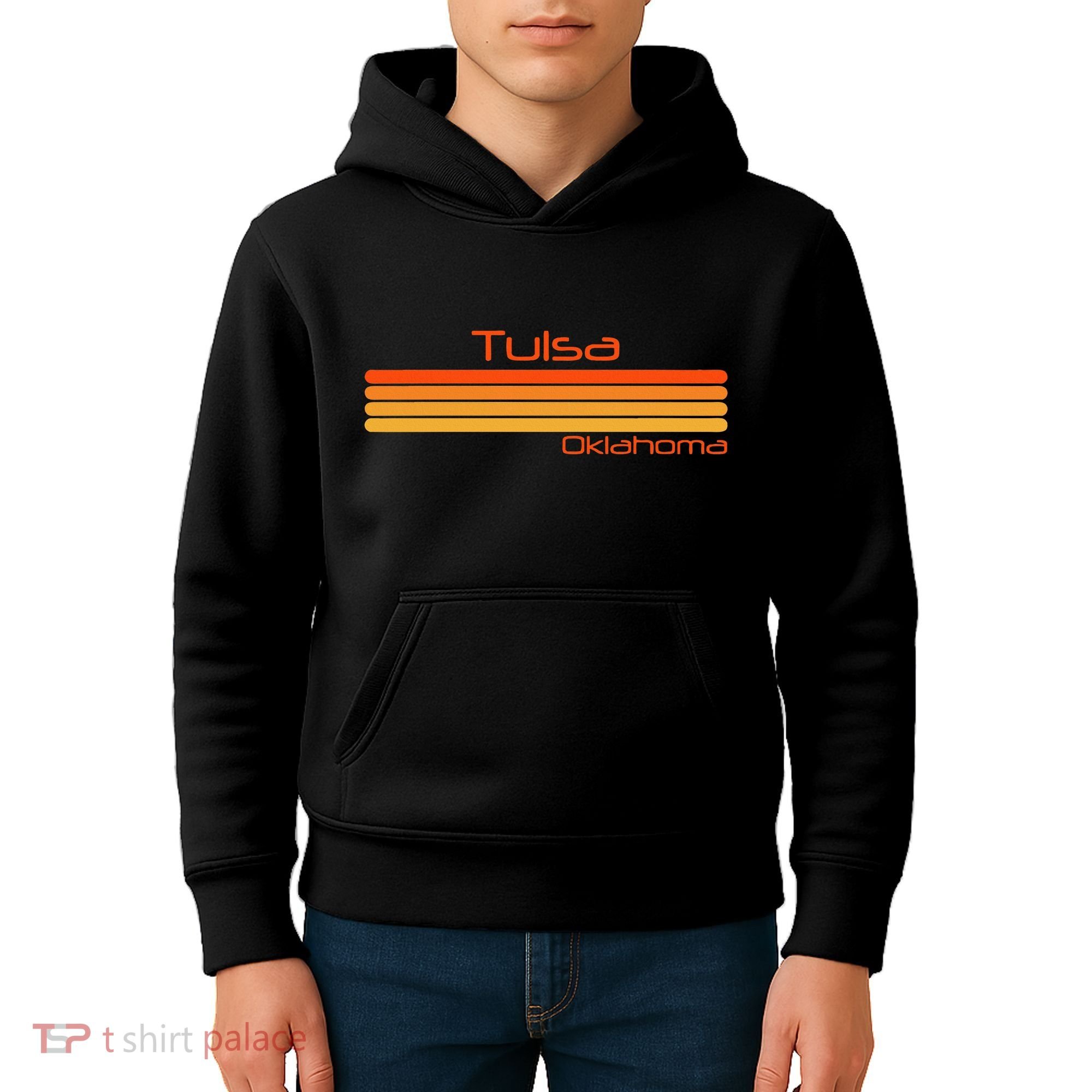 Retro Tulsa Oklahoma Kids Hoodie