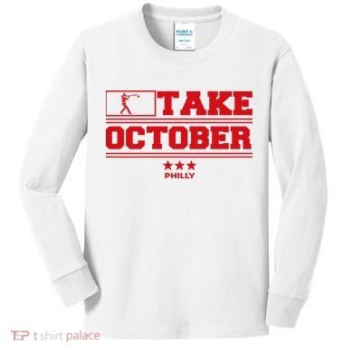 Retro Take October Philly_philadelphia Vintage Kids Long Sleeve Shirt