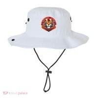 Retro Tropical Palm Tree Hipster Tiger Bucket Hat thumb 0