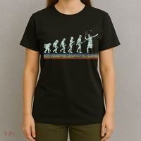 Retro Tennis Player Evolution Vintage T-Shirt thumb 4
