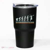 Retro Tennis Player Evolution Vintage Tumbler thumb 0