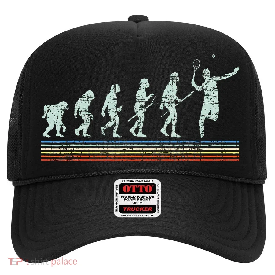 Retro Tennis Player Evolution Vintage Hat
