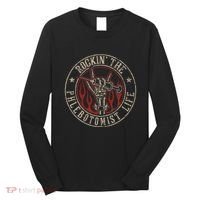 Rockin The Phlebotomist Life Phlebotomy Technician Long Sleeve Shirt thumb 0