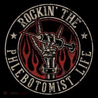 Rockin The Phlebotomist Life Phlebotomy Technician Ornament thumb 1