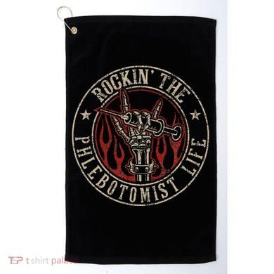Rockin The Phlebotomist Life Phlebotomy Technician Golf Towel
